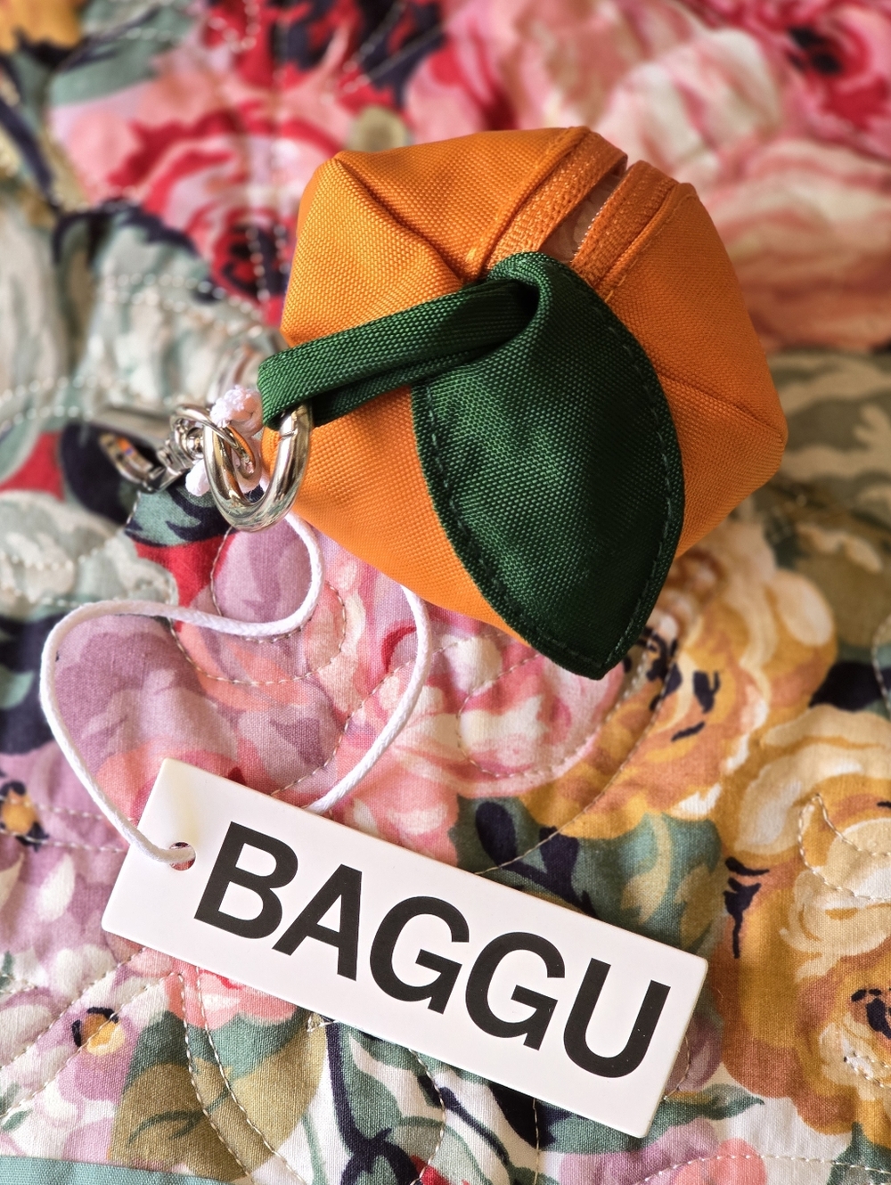 *NWT* BAGGU Mandarin Bag Charm, Baggu Orange Pouch Bag Charm - Picture 5 of 11
